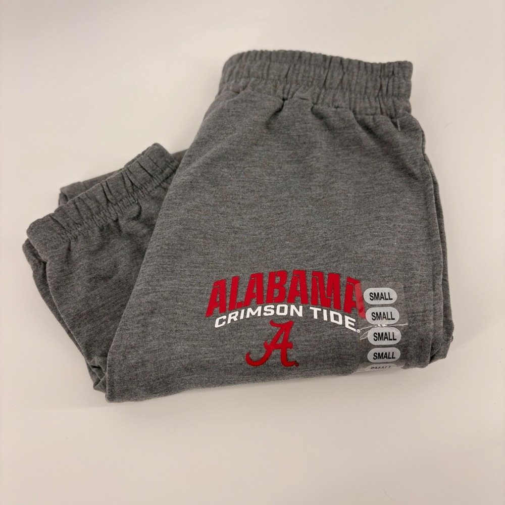 Pro Ad Sports Alabama Crimson Tide Sweatpants Mens Small Gray Joggers NWT